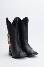 Chero's Premium Exotic Full-Quill Ostrich Triple Black