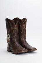 Chero's Premium Exotic Full-Quill Ostrich Kango Brown