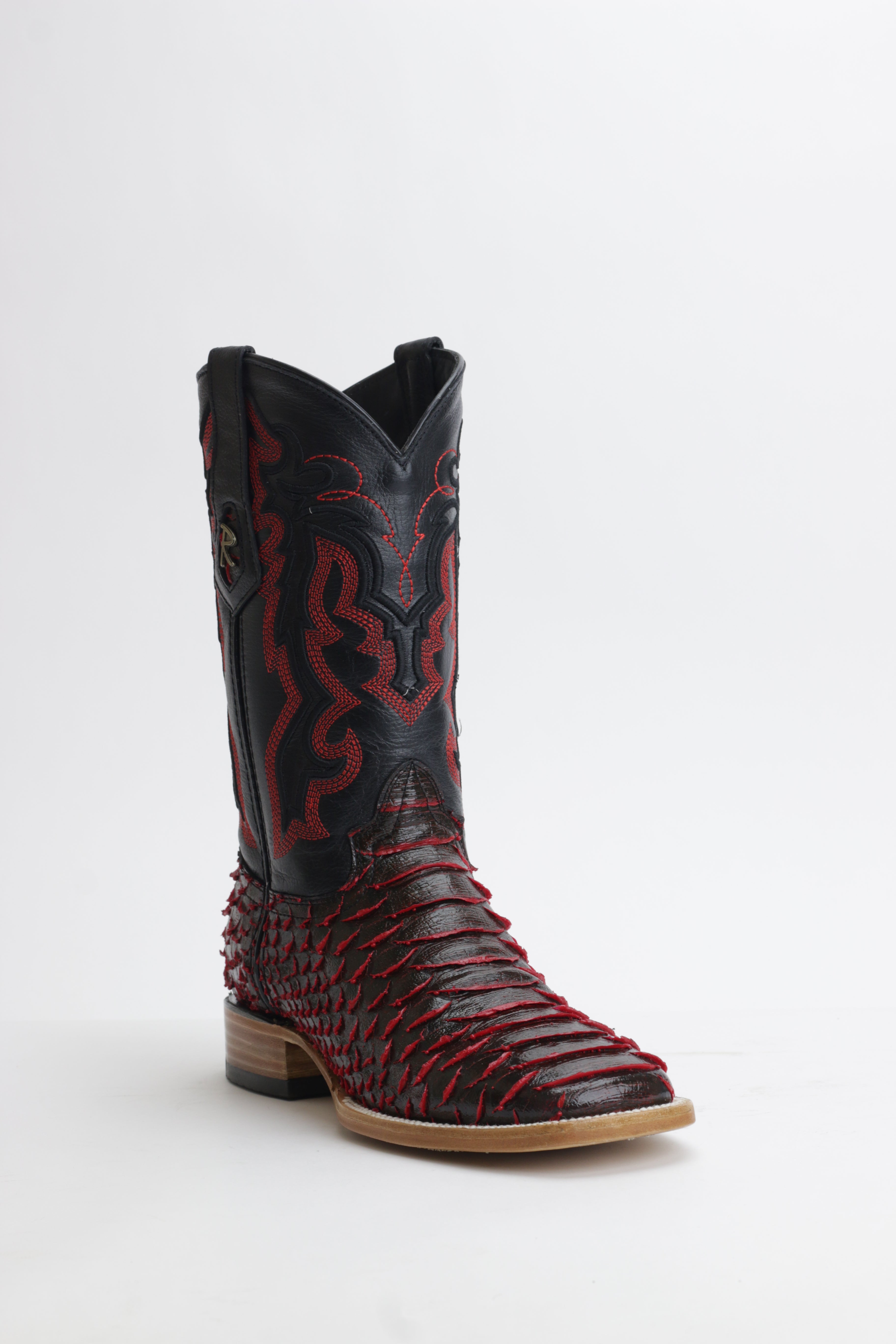 Ranchers Faux Jumbo Python - Black/Red