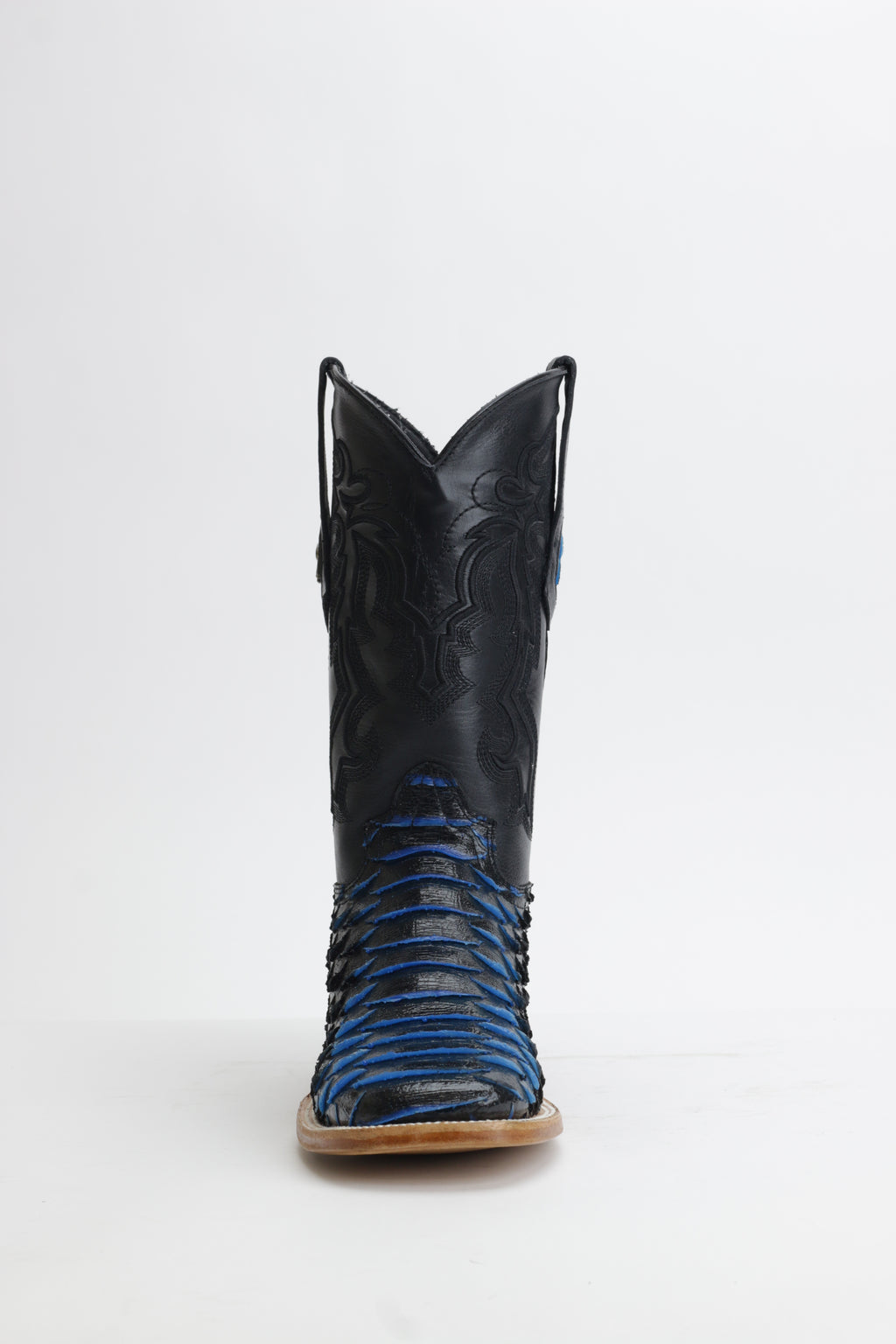 Ranchers Faux Jumbo Python - Black/Blue