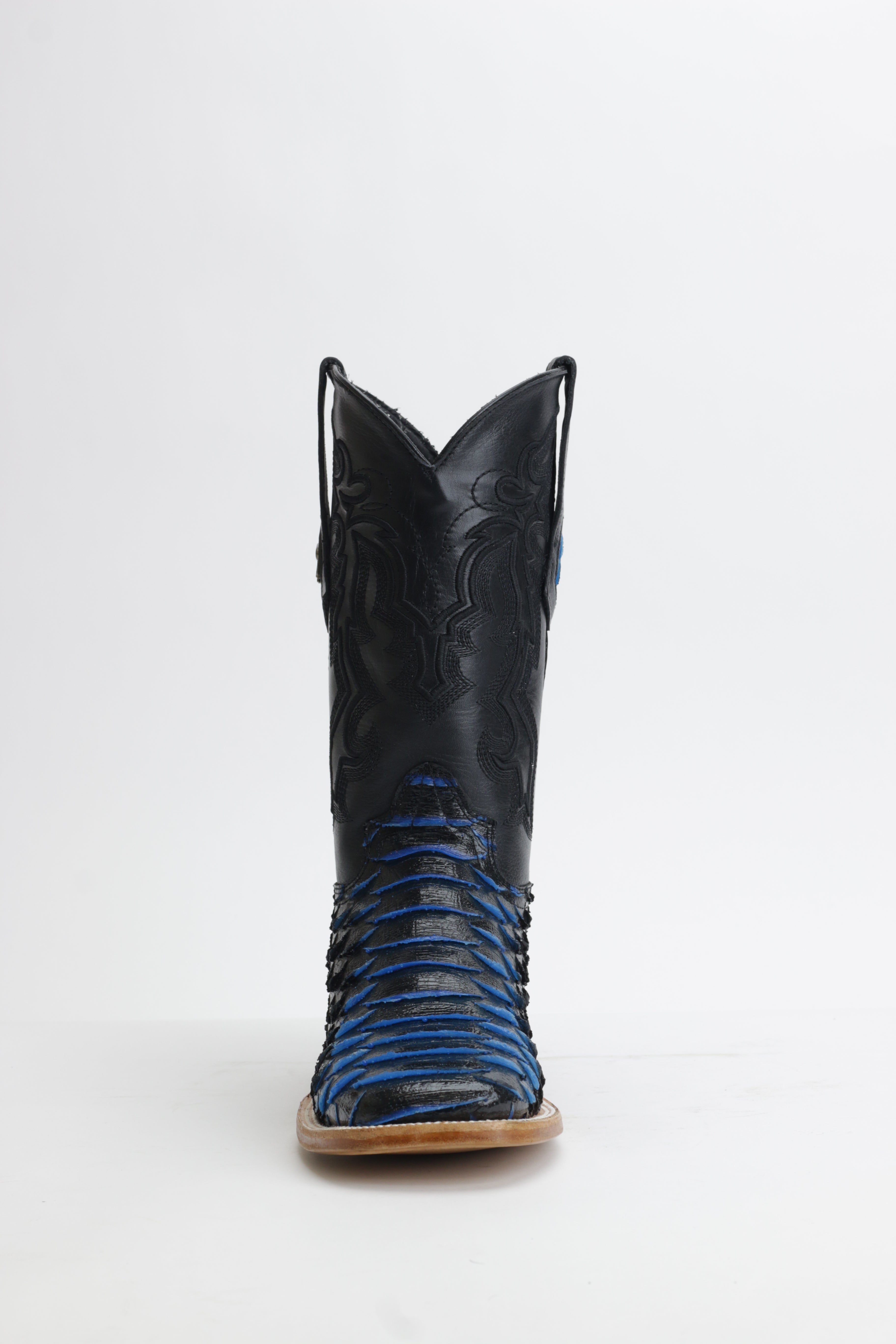 Ranchers Faux Jumbo Python - Black/Blue