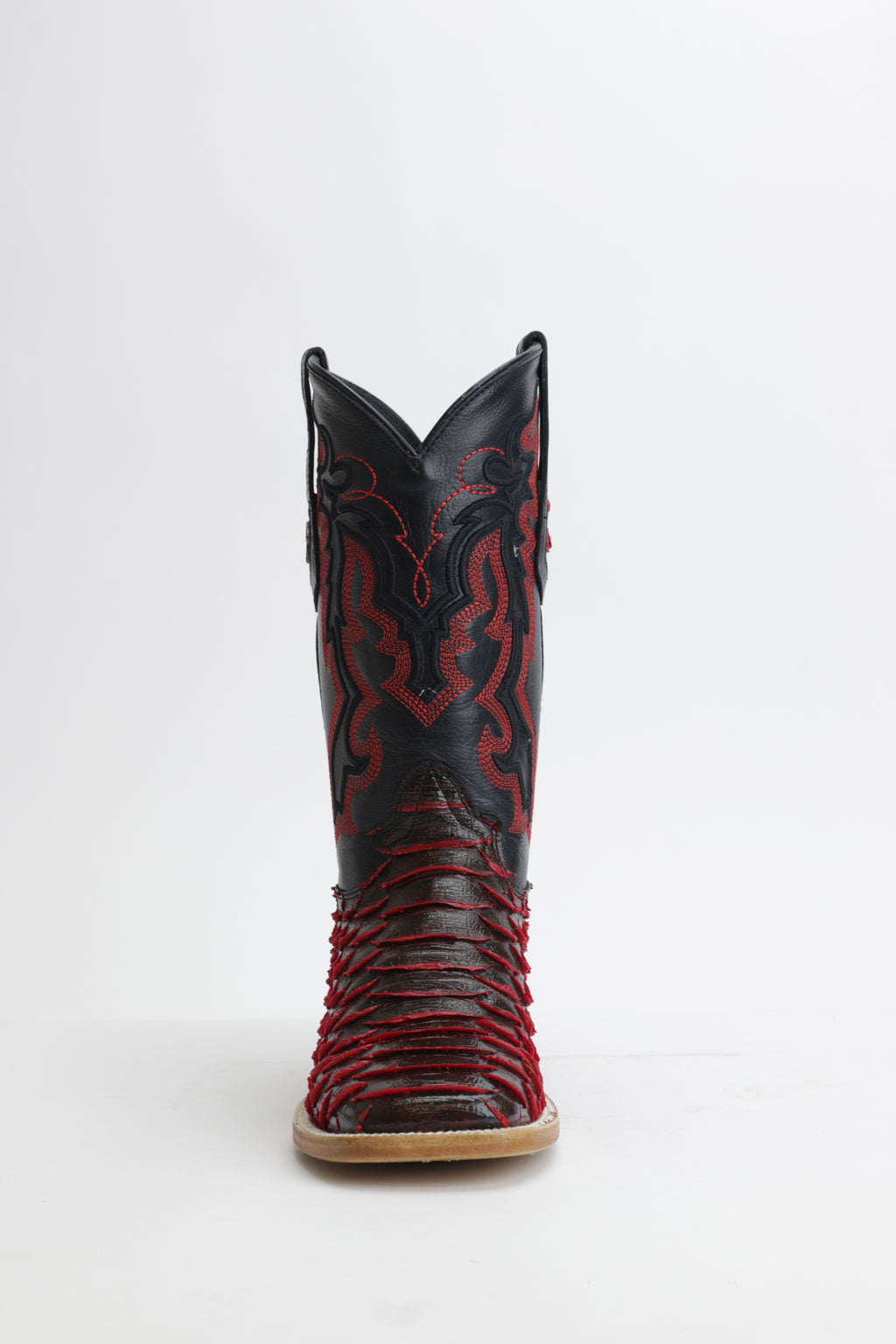 Ranchers Faux Jumbo Python - Black/Red
