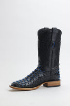Ranchers Faux Jumbo Python - Black/Blue