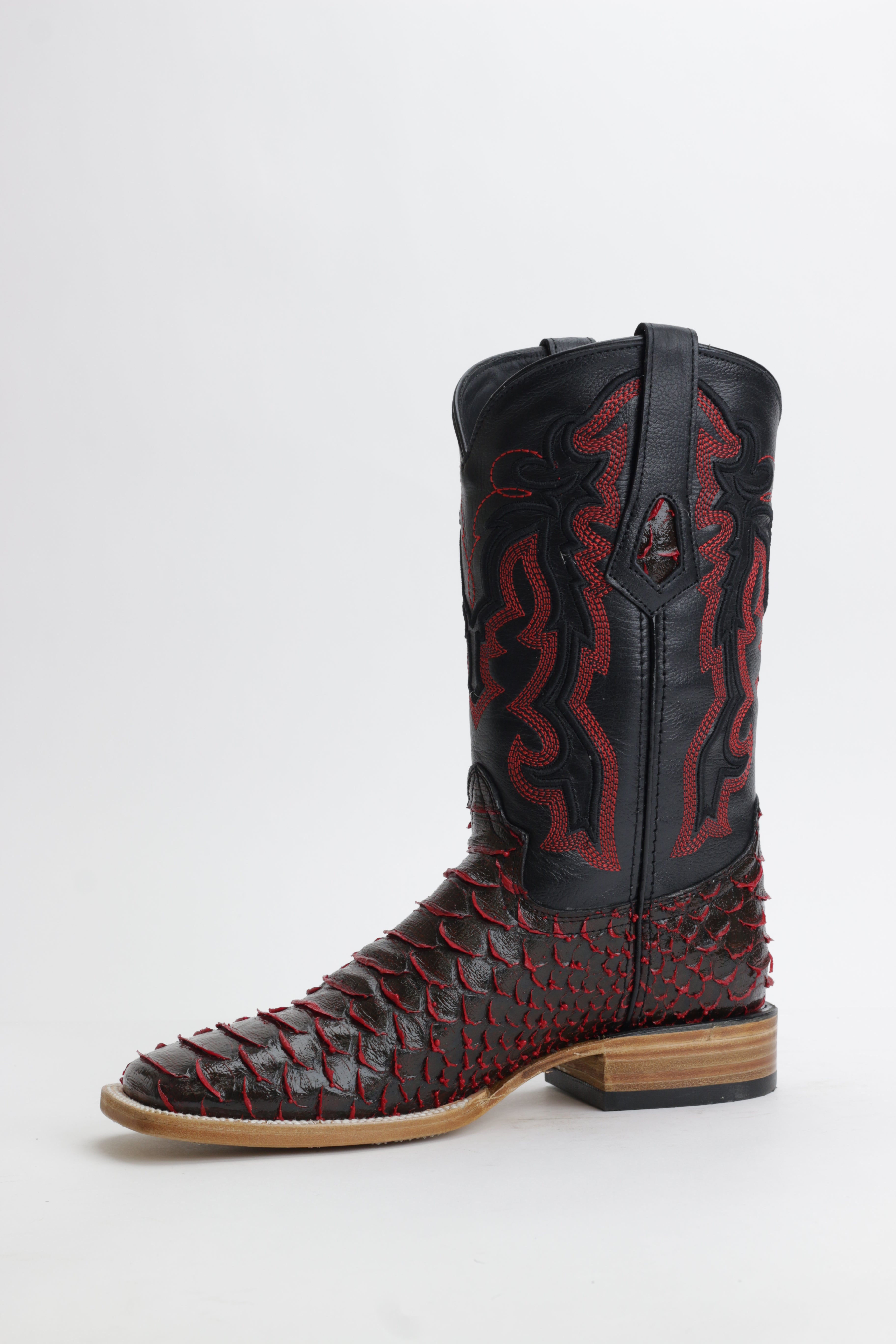 Ranchers Faux Jumbo Python - Black/Red