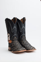 Chero's Premium Exotic Pirarucu Camel Black Wild