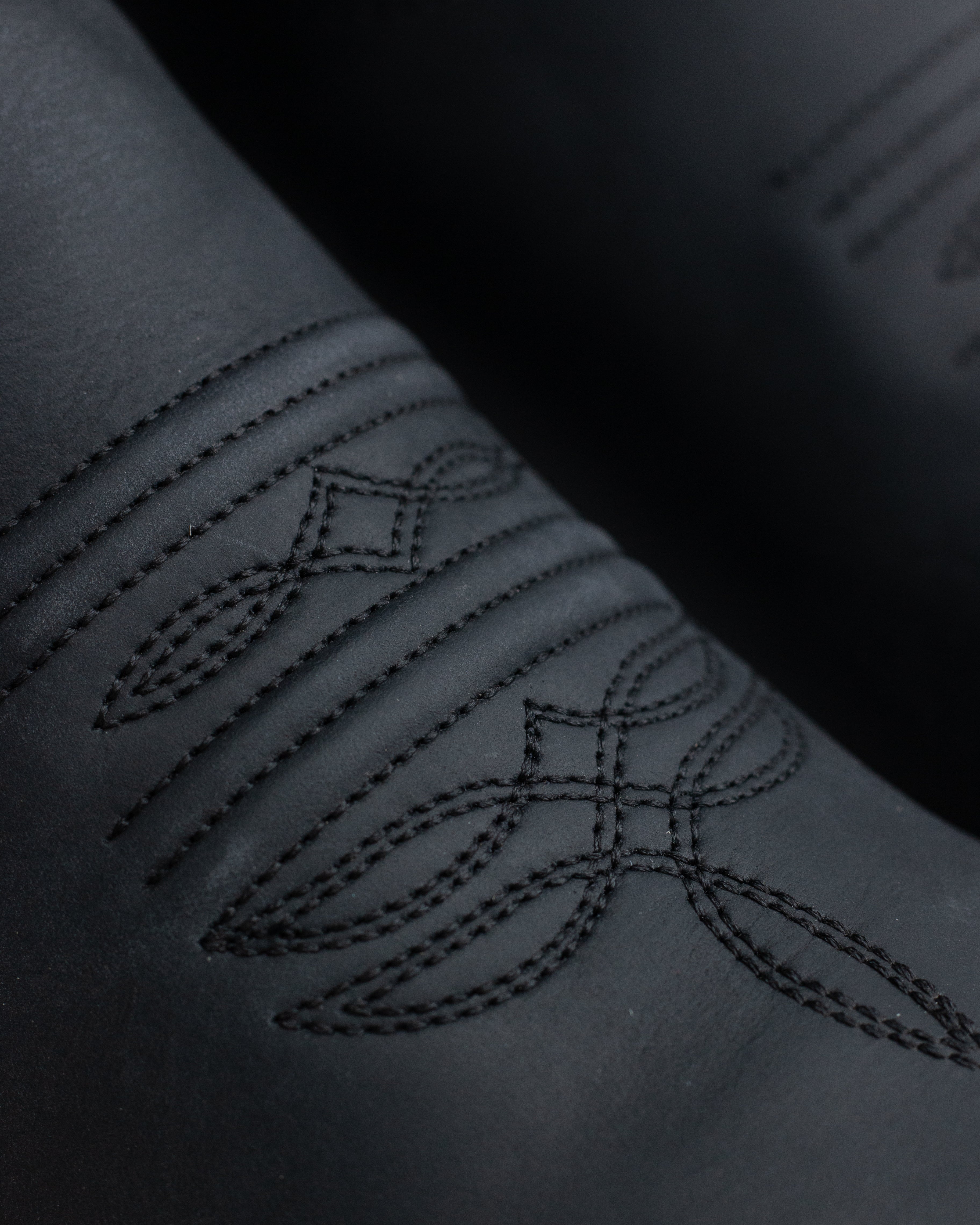 Chero's Black Nubuck Cowhide