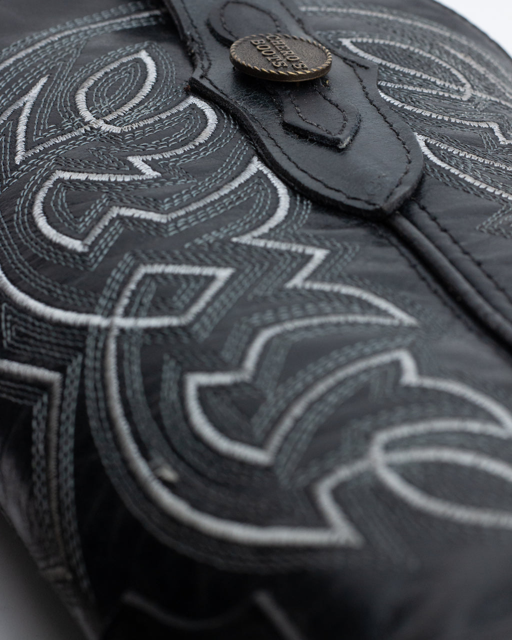 Chero's Black Nubuck Cowhide