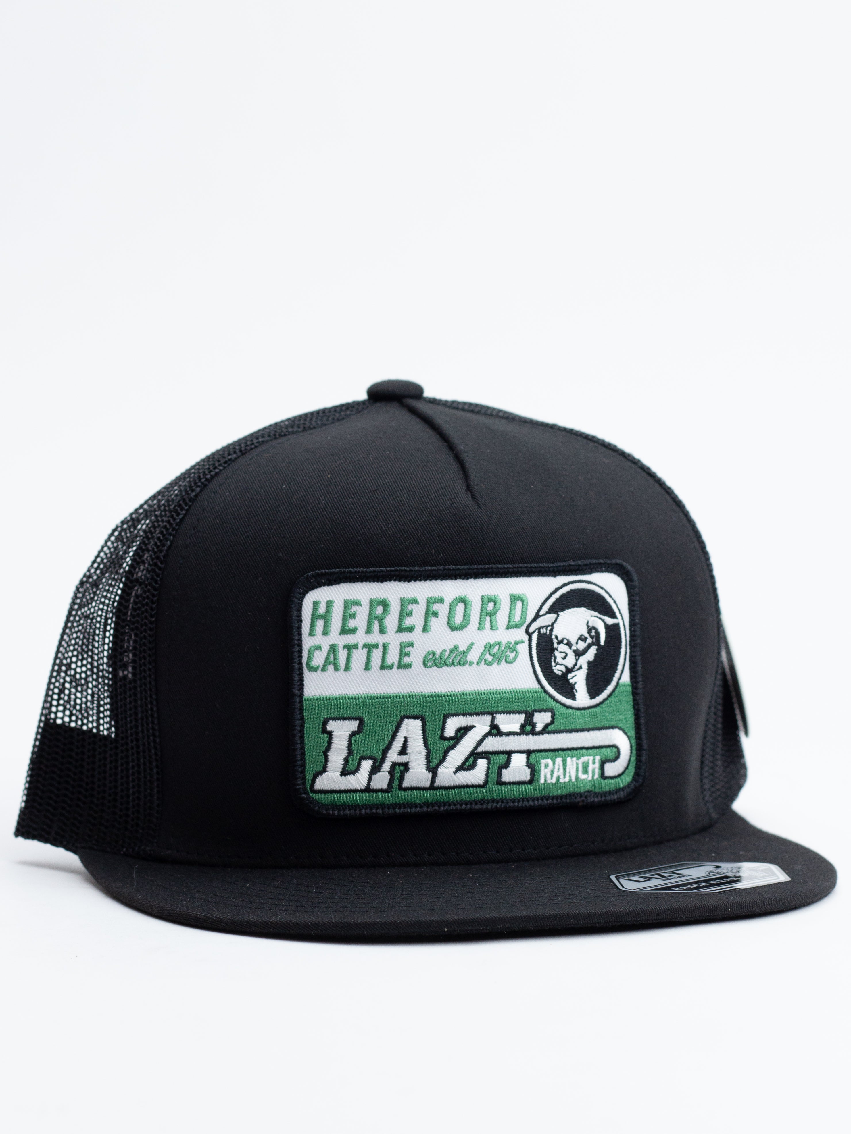 Lazy J Ranch Black Shafter Classic Five Panel Trucker Hat