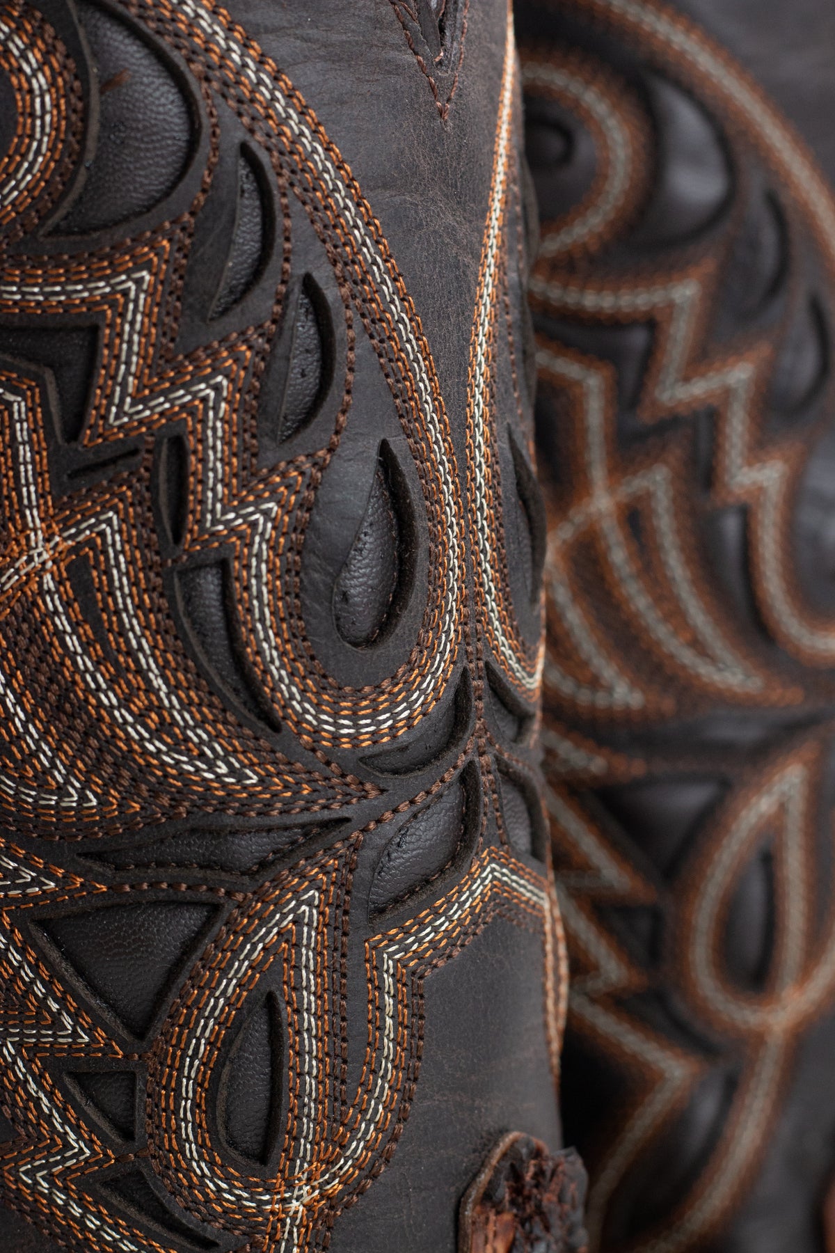 Chero's Faux Big Bass (Leather Print) - Gloss Cognac