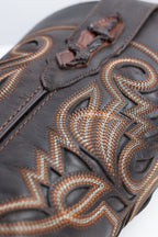 Chero's Faux Big Bass (Leather Print) - Gloss Cognac