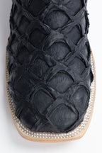 Chero's Faux Big Bass (Leather Print) - Matte Black