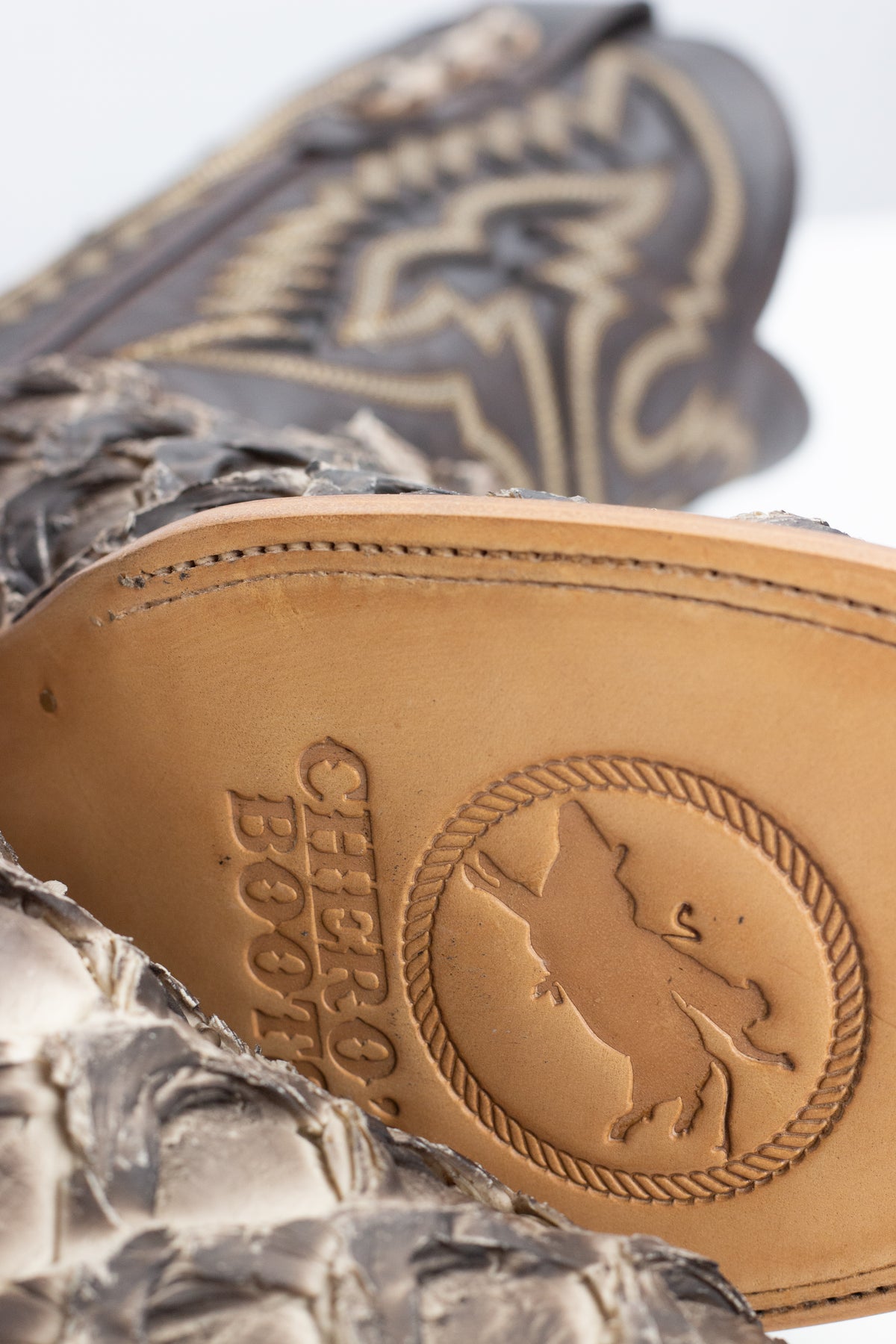 Chero's Faux Big Bass (Leather Print) - Matte Two-Tone Safari