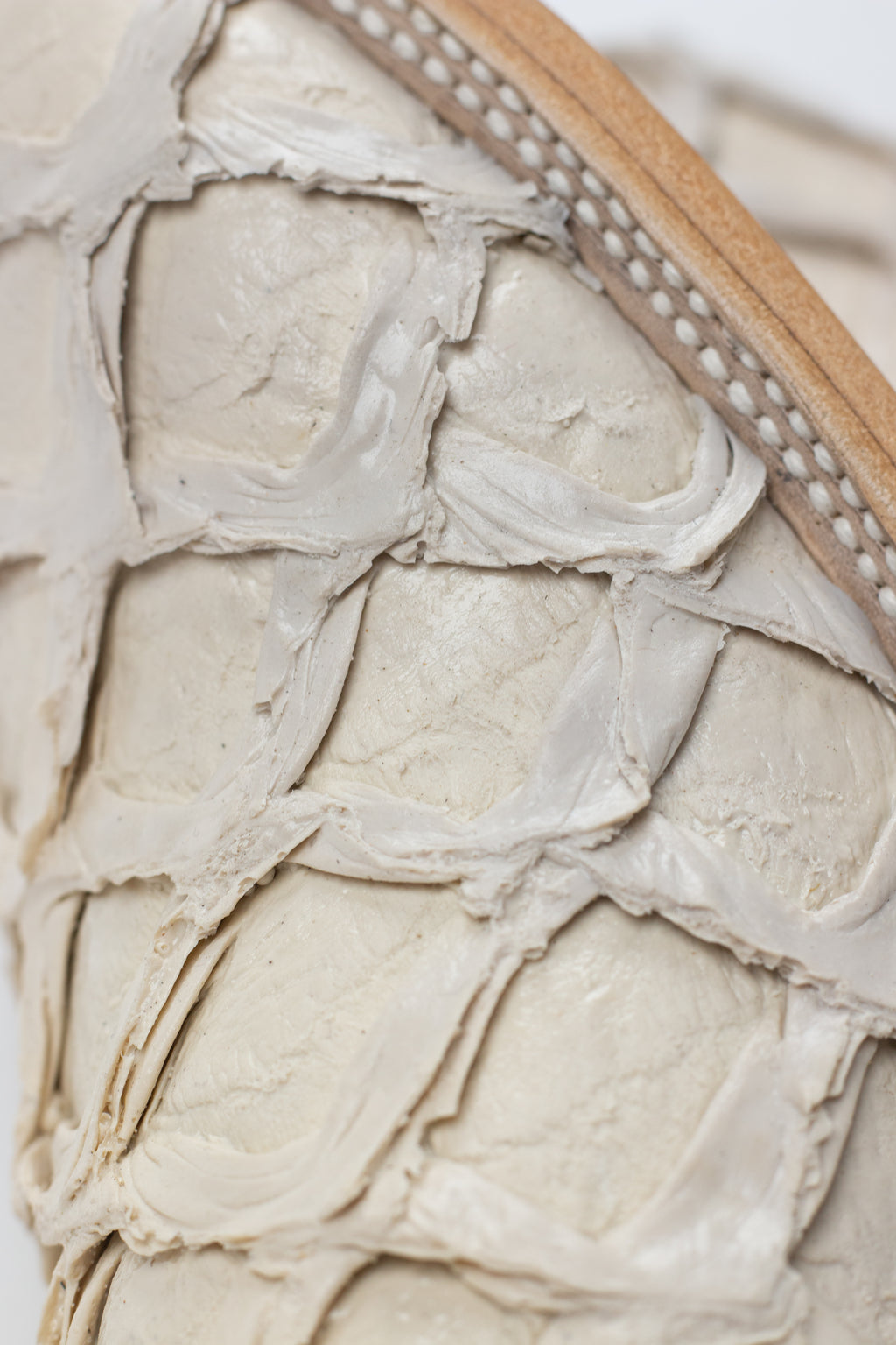 Chero's Faux Big Bass (Leather Print) - Matte Cream