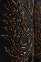 Chero's Faux Big Bass (Leather Print) - Gloss Brown