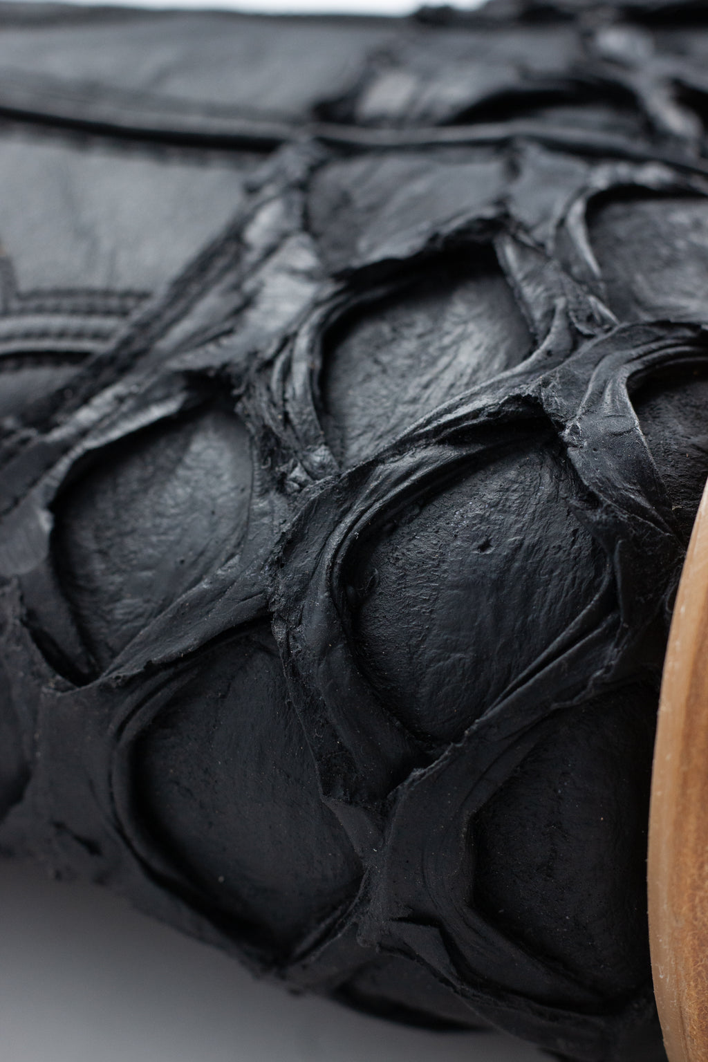 Chero's Faux Big Bass (Leather Print) - Matte Black