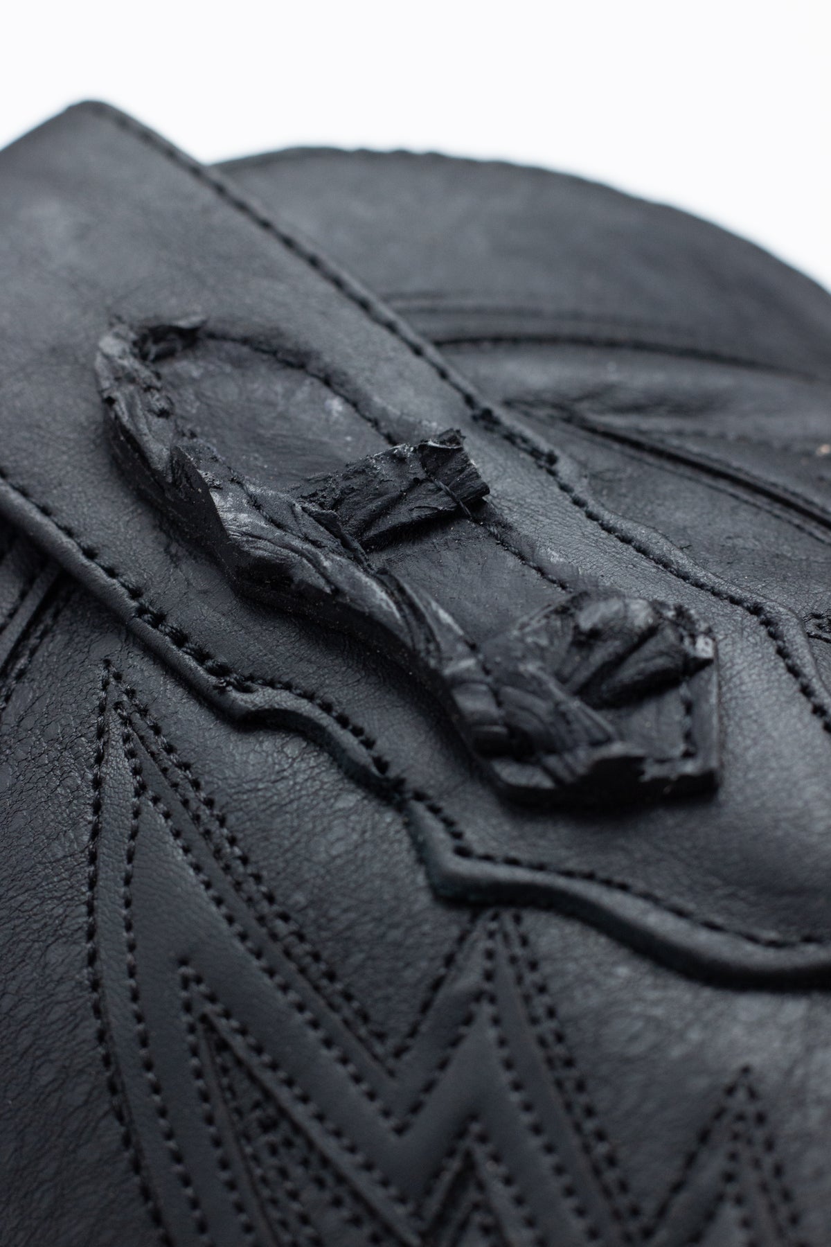 Chero's Faux Big Bass (Leather Print) - Matte Black
