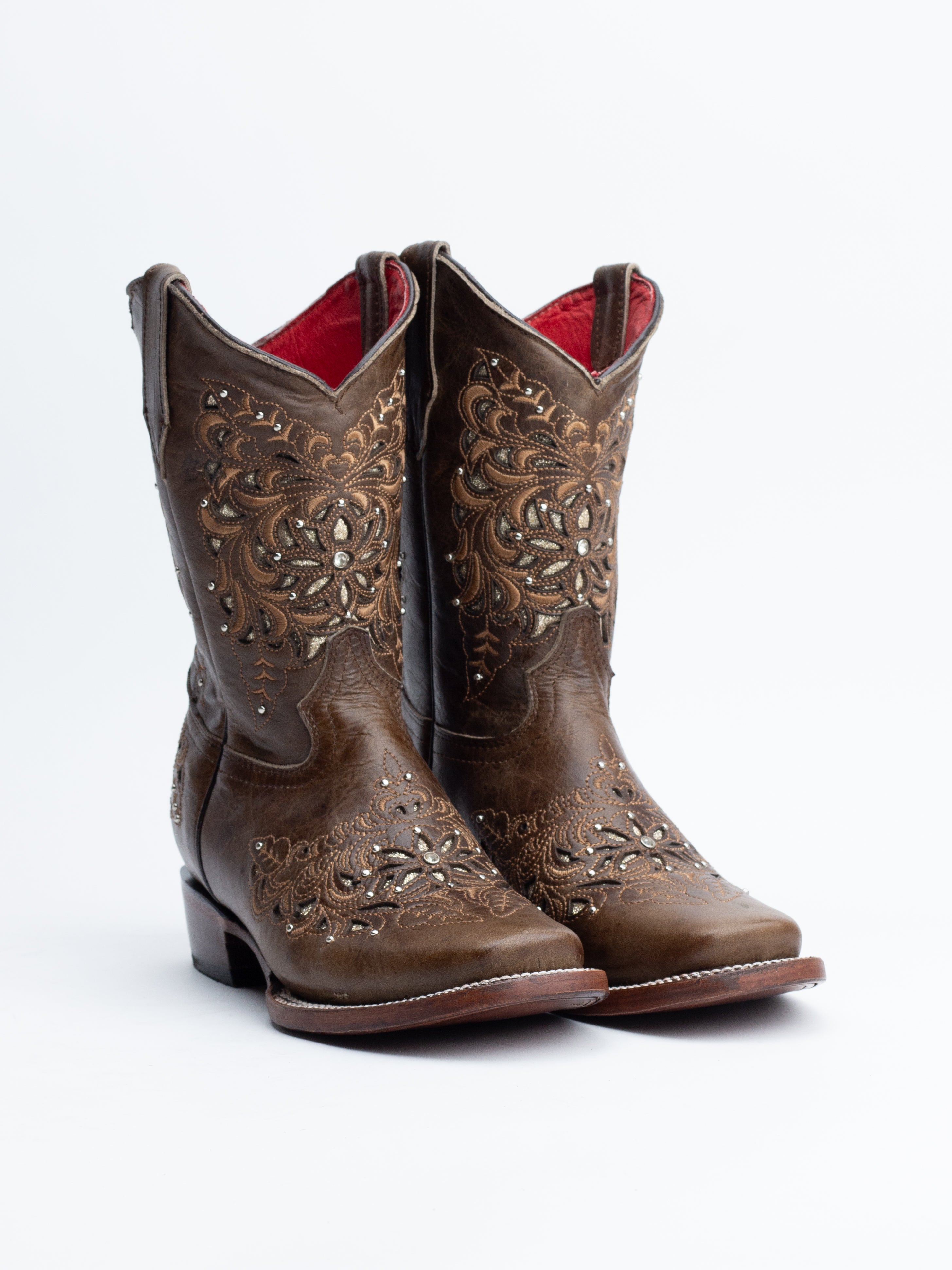 Spirit Girl's Little Kids Laser Estoperol Cappuccino