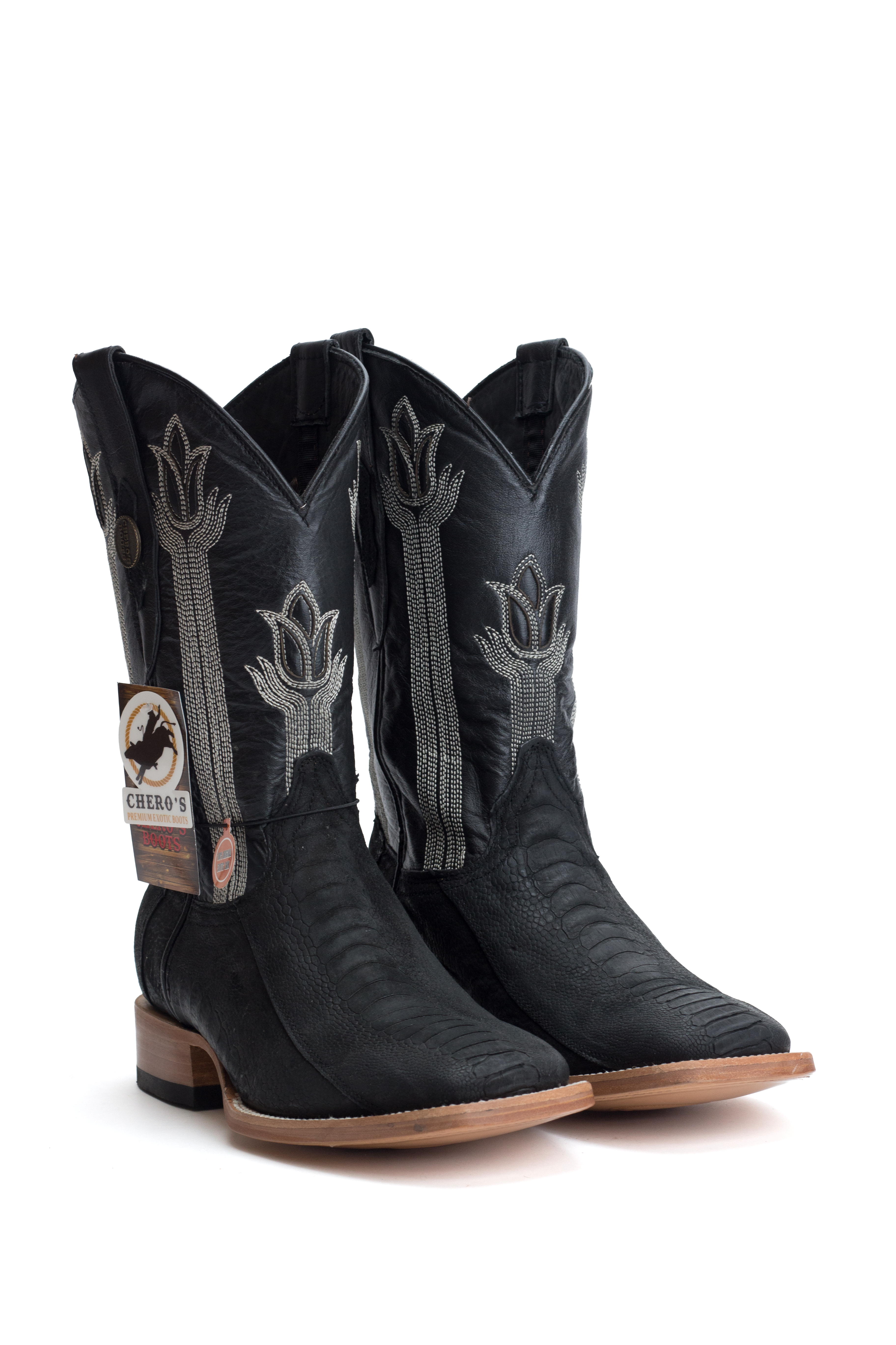 Chero's Premium Exotic Ostrich Leg Onyx