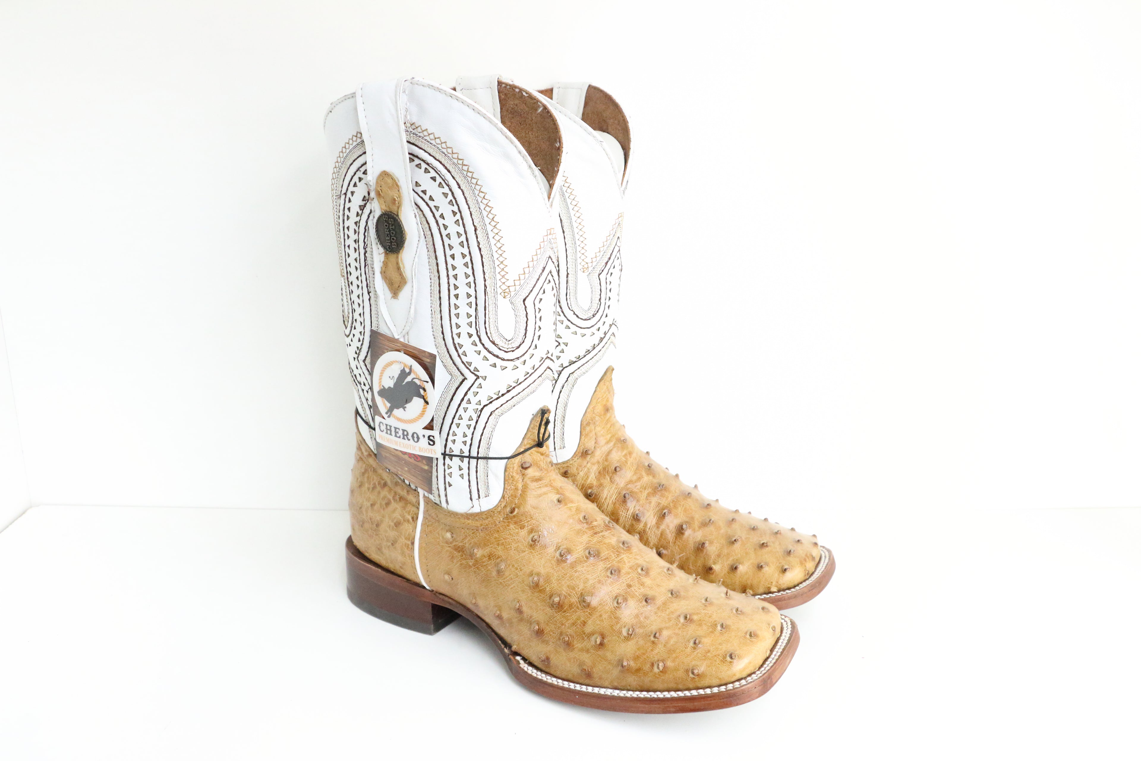 Chero's Premium Exotic Ostrich Umber