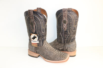 Chero's Premium Exotic Python Rustic Brown