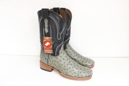 Chero's Premium Exotic Ostrich Mouse Gray