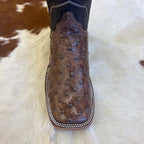 Chero's Premium Exotic Ostrich Cowboy Brown Work Sole