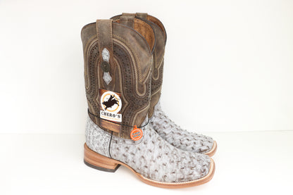 Chero's Premium Exotic Ostrich Nicotine Bone (Natural Sole)