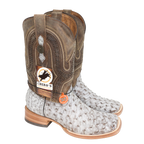 Chero's Premium Exotic Ostrich Nicotine Bone (Natural Sole)