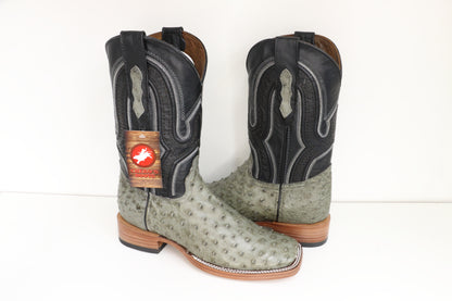 Chero's Premium Exotic Ostrich Mouse Gray