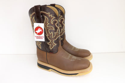 Chero's Blaze Brown Soft-Toe Work Boots