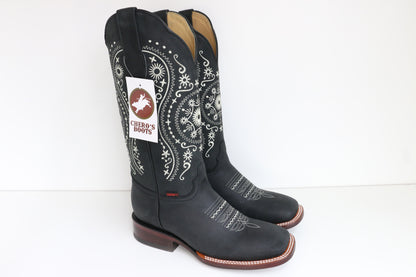 Nataly Nubuck Black