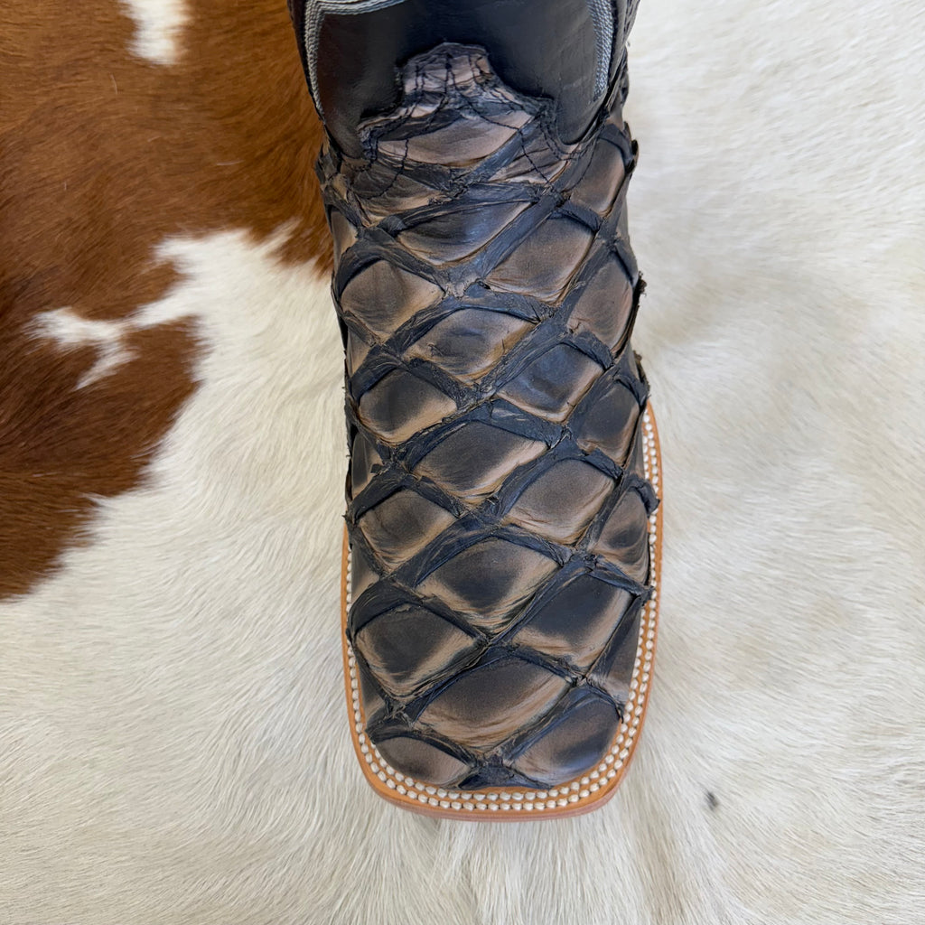 Chero's Premium Exotic Pirarucu Camel Black Wild
