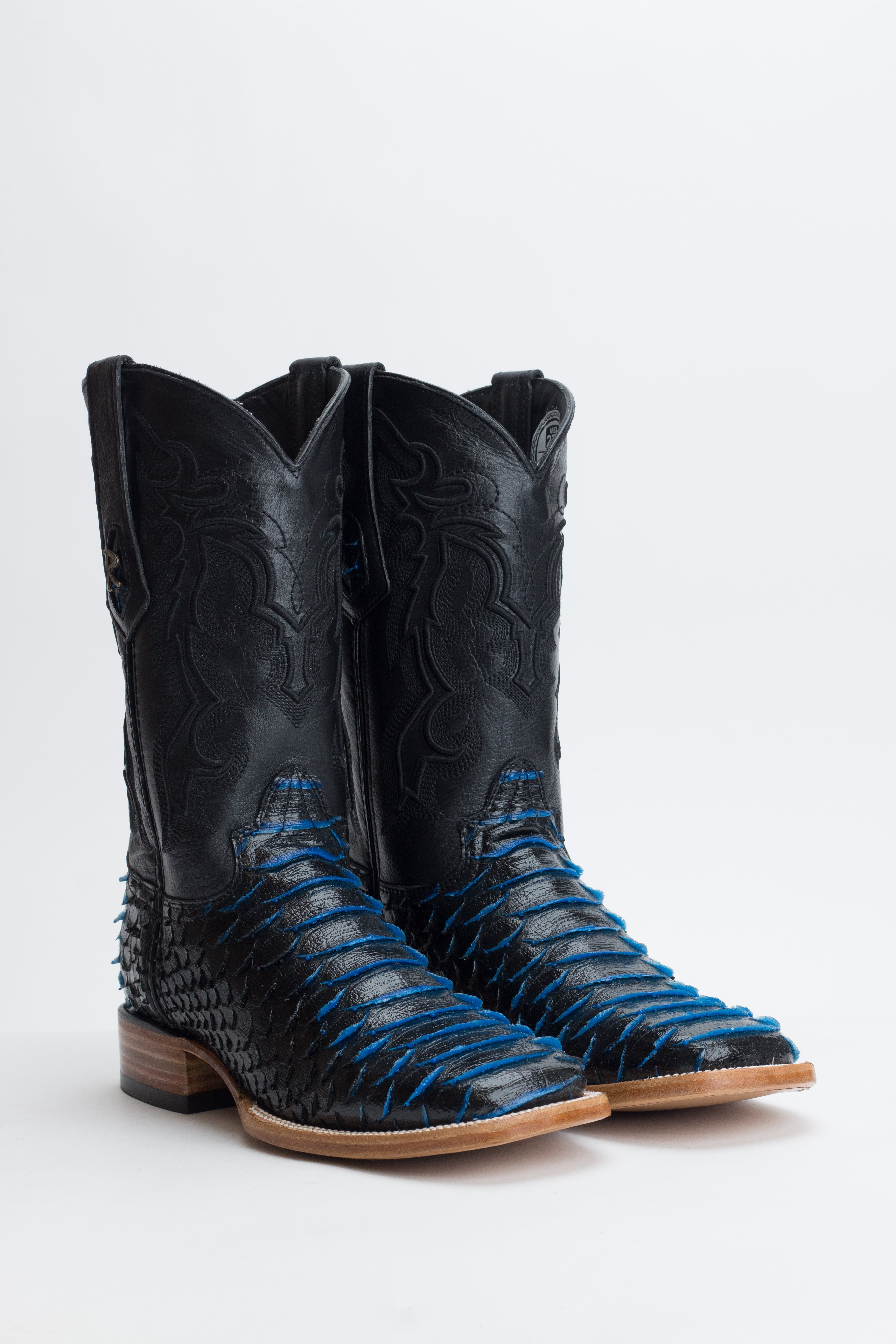 Ranchers Faux Jumbo Python - Black/Blue