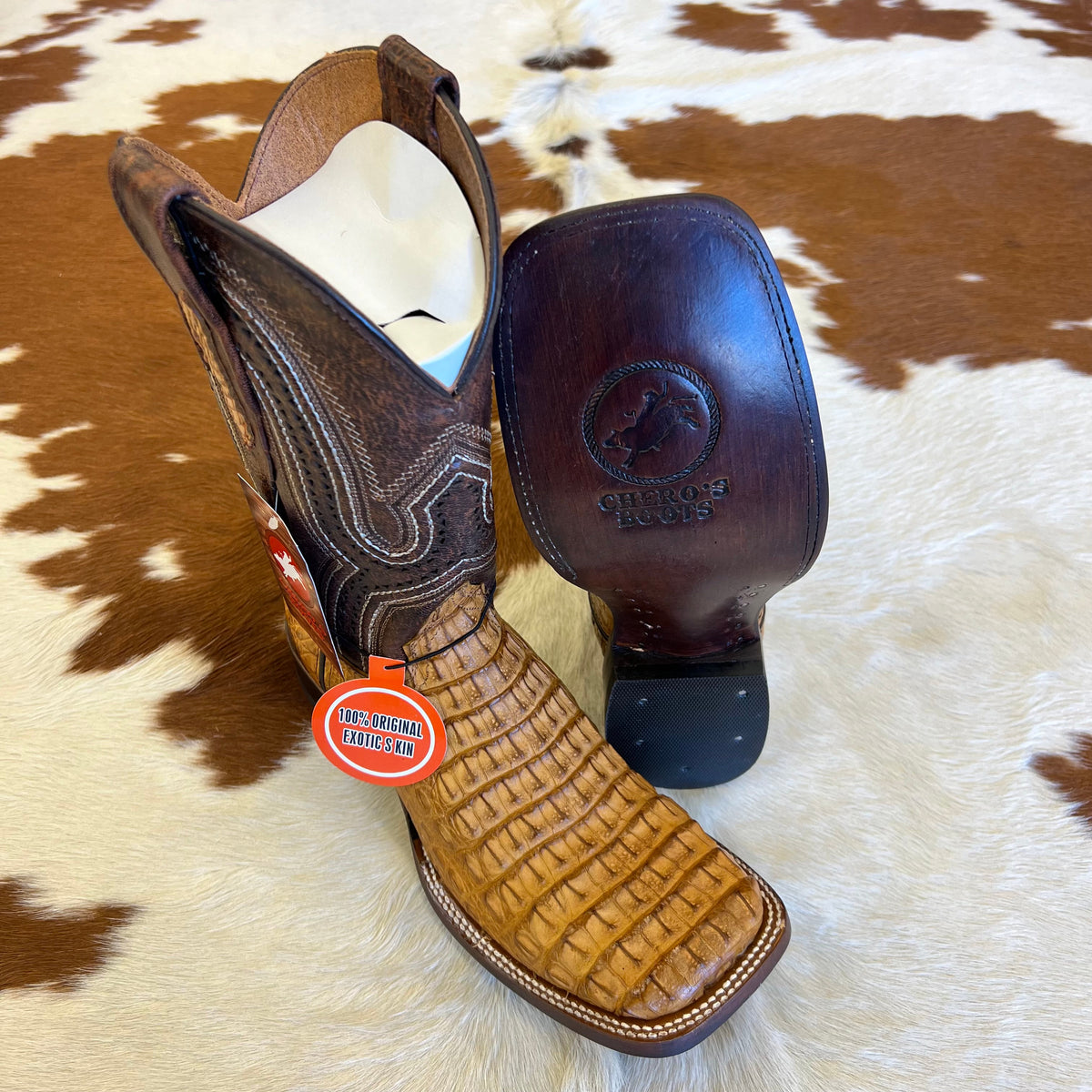 Chero’s Premium Exotic Caiman Back Antique Saddle