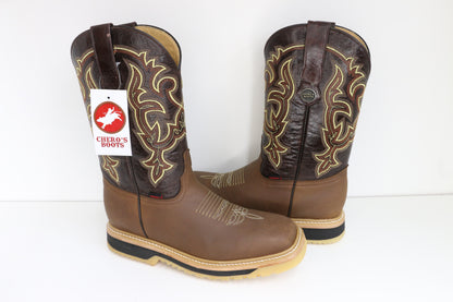 Chero's Blaze Brown Soft-Toe Work Boots