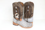 Chero's Premium Exotic Ostrich Nicotine Bone (Natural Sole)